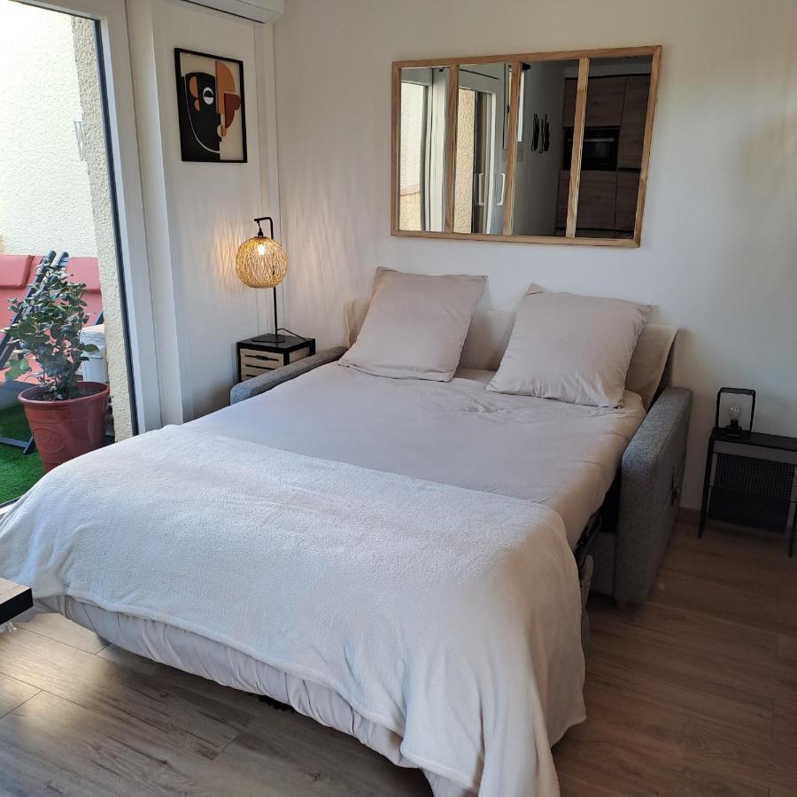Studio Climatise Cosy Avec Grande Piscine Chauffee آجد المظهر الخارجي الصورة